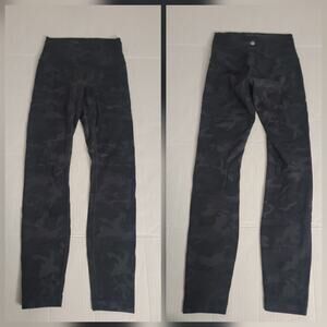 Lululemon Camo Leggings Sz 4 Wunder Train High Rise Heritage 365 Camo W5CQNS